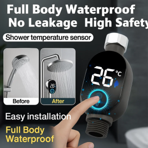 【0 electricity bill】Shower Head LED with Temperature Display Real-Time Water Temperature Measurement Bath Shower Accessories