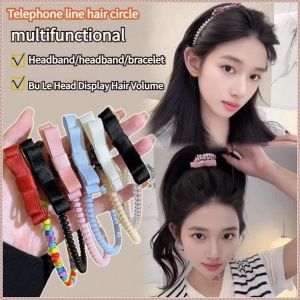 เข็มขัดคาดศีรษะ ไม่หลุดง่าย ห่วงผมแฮนด์เมด แฟชั่น ทนทาน หลากหลาย ไม่มีความแน่น สะดวกสบาย หางม้าสูง