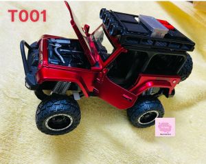 ( Xe kim loại) Xe mô hình 1:32 Jeep Wrangler Unlimited Rubicon hãng Double Horse