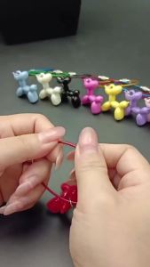 欧美跨境饰品蜡线可调节简约花卉项链 甜酷风小众设计感花朵项饰