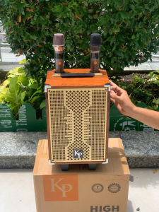 Loa Kéo di động KP- P09 Bass 20cm - 9 Nút Chỉnh Hát Karaoke Bluetooth Đa Năng Giải Trí Di Động Nghe Nhạc.