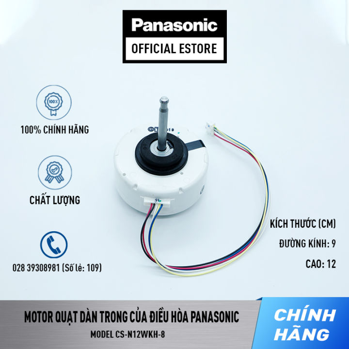 Motor quạt dàn lạnh điều hòa Panasonic CS-YZ9/YZ12WKH-8| CS-QZ9/12 ...