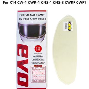 SHOEI X14 Helmet Anti Fog Film for Visors Helmets X14 CW-1 CWR-1 CNS-1 CNS-3 Motorcycle Helmet Accessories Helmets Visor Sticker