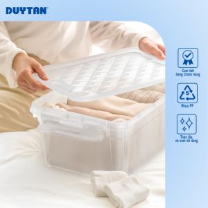 Thùng lưu trữ đa năng Matsu Lock 15L thùng nhựa đựng đồ thùng đựng đồ thiết kế hộp có khóa cài then chồng xếp dễ dàng nhiều màu lựa chọn