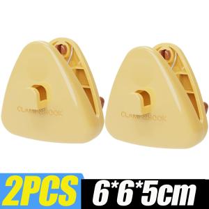 5 cái Quần áo cầm tay móc áo nhiều màu traceless Stackable Kẹp treo với móc phòng riêng lưu trữ phổ quát không gian Savers móc áo kẹp quần áo