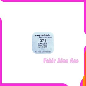 Renata SR920SW Baterai jam tangan Renata 371 SR920SW Silver 1.55V