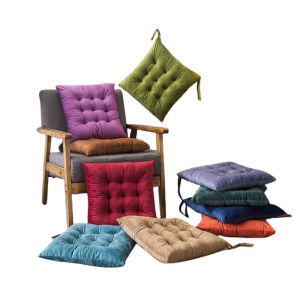 Crystal Velvet Square Chair Cushion / Cover Sofa Office Chair / Colourful Mat Pad / Pearl Cotton Cushion Rainbow Culture