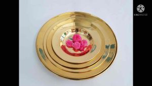 Brass byfa SET1296 เซ็ต 5 ใบ จานทองเหลือง 5เซ็ต ปั้ม แผ่นทองเหลือง ยี่ปุ่น ขนาด 6-78910 นิ้ว