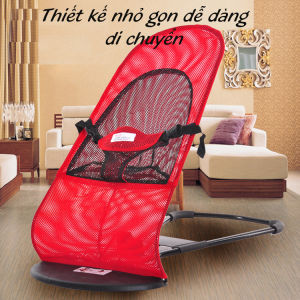 Ghế nằm- Ghế rung nhún khung thép cao cấp an toàn cho bé