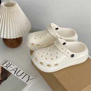 [Free Shipping] Height-Increasing WomenS Clogs For Summer Outdoor Wear EVA Thick-Soled Stylish Non-Slip Lightweight And With A Closed-Toe Design