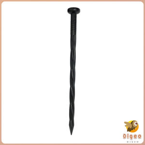 Digeo 10pcs Black Plastic Grass-Proof Cloth Nails for Gardening and Horticulture Orcharding Ground Nails