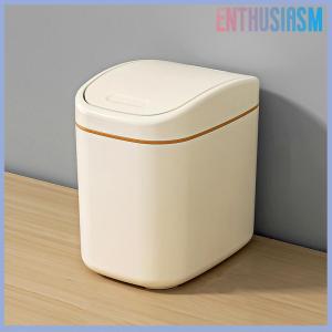 【Enthusiasm】🌟🌟【Hot Sale】🎈 ถังขยะพลาสติกขนาดเล็กถังขยะขนาดเล็กพร้อมฝาปิดแบบเขย่าสำหรับใช้ในบ้านสำนักงานถังขยะทำความสะอาดในครัวเรือน