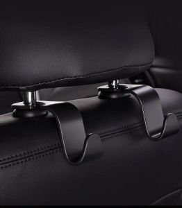 2PCS Universal Automotive Car Rear Back Seat Hooks Hanger Vehicle-mounted Hidden Vehicle Hook Bag Organizer Holder Auto Accessories
