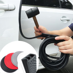 AUTOFun 5M 10M Pelindung Tepi Strip Pintu Dilindungi Lapisan Pintu Mobil Trim Segel Pelindung Strip Pengaman Universal Car Door Edge Scratch Protector