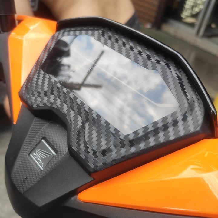 Panel Gauge Protector for Honda Click 125/150-3D Carbon Fiber | Lazada PH