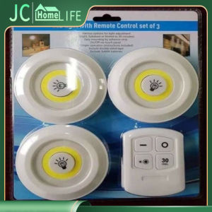 LED LIGHT W/REMOTE CONTROL SET OF 3