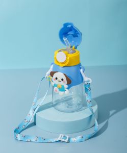 BÌNH NƯỚC NHỰA HÌNH CON VẬT CÓ DÂY ĐEO QUAI CẦM CHO BÉ 500ml