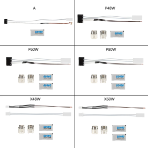 48W/60W thermistor với kẹp gắn cho p1p P1S/X1C làm nóng bằng gốm 3D Phụ kiện máy in Bộ phận thay thế