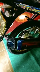 Knalpot Standar Racing Vixion Original ADR Racing Full Bluemoon