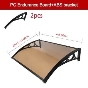 SAINTVILLA Heavy Duty Sturdy Sunshade with Bracket Waterproof and UV Resistant Can Be Spliced Together for Outdoor Patio Garden Protection