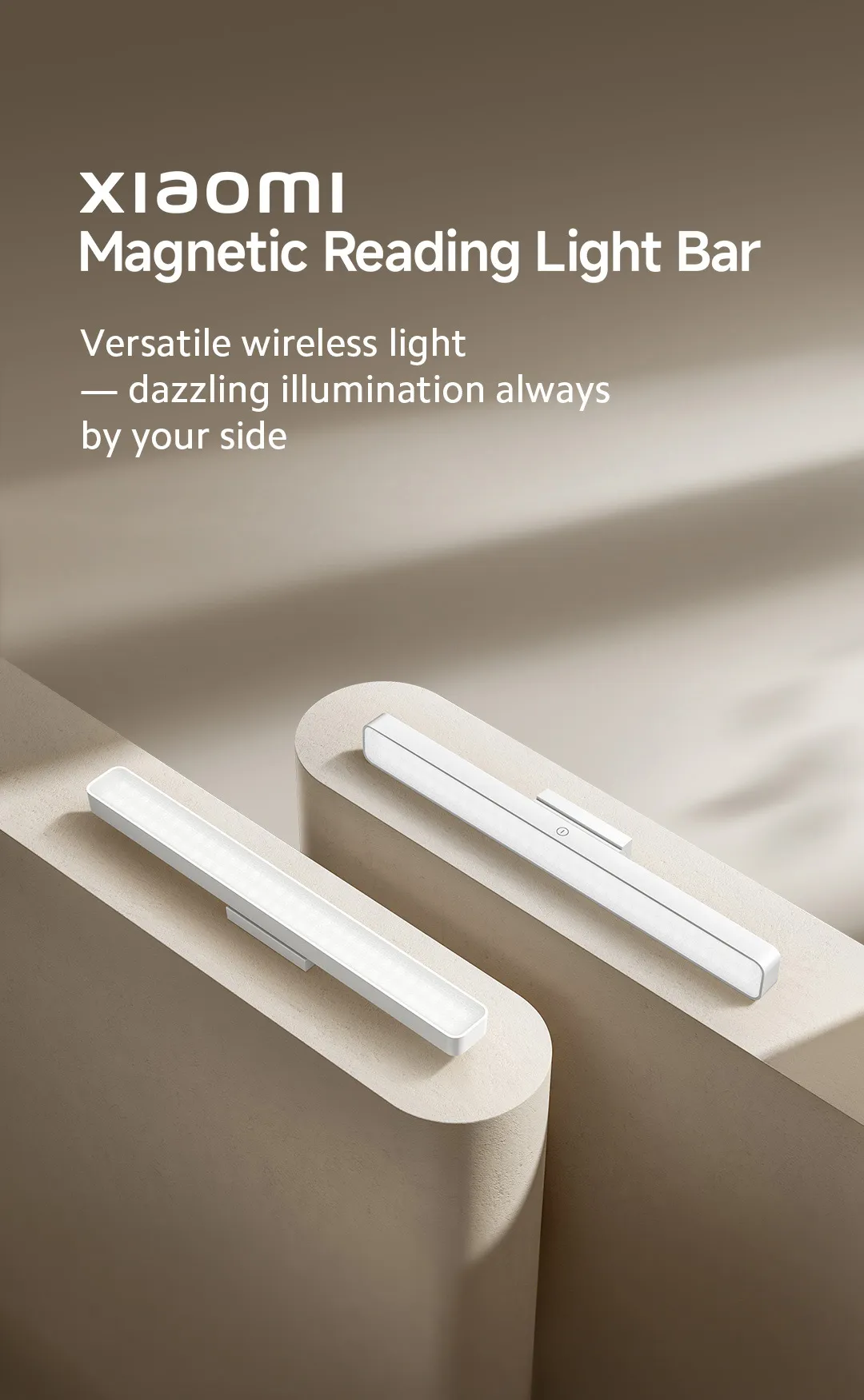 Xiaomi Magnetic Reading Light Bar – 36 cm Wide Desk Wall Light