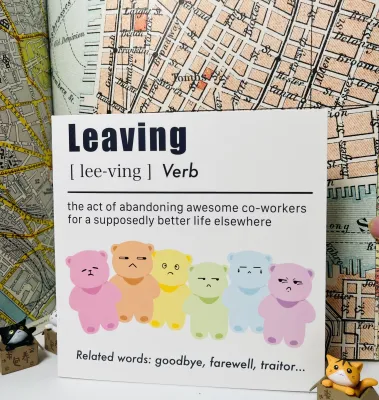 Emma5 Farewell Sarcastic Card