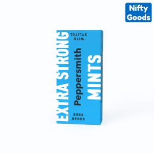 Peppersmith Strong Xylitol Mints - Sugar-Free Refreshing Natural Chewing Mints for Fresh Breath