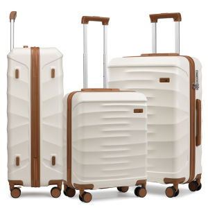 【Tặng túi du lịch 】Vali Hành lý cứng Sea Choice 2036 Chất liệu ABS có khóa TSA Khóa kéo YKK Vali nhẹ size 20/24/28 inch Bánh xe xoay 360° Có chức năng phanh bánh xe