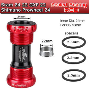 BLOOKE Bộ BB 24 22 MM Cho Xe Đạp Leo Núi Bộ Ren Xe Đạp Gắn Kín/Vòng Bi Gốm Bộ 2 Vòng Bi Cho Xe Đạp SRAM GXP Prowheel