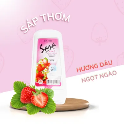 Sáp Thơm Nhà Vệ Sinh Khử Mùi Sara 125g Sáp Thơm Toilet Dùng Để Làm Thơm Phòng Xe Ô Tô Tủ Quần Áo...