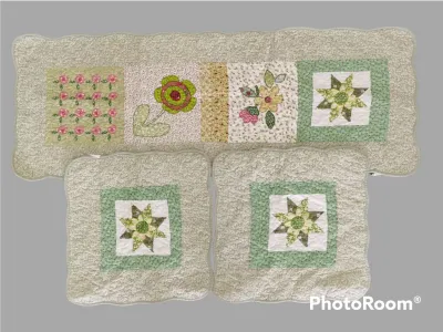 100%Cotton Car Seat Patchwork Cover 3in1 Full Cotton SetComfortableSeatCushion CoverAlasKaki Kereta/Lapik KusyenKereta