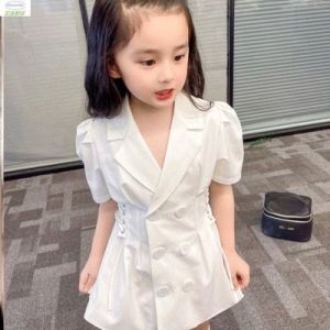 Mini Dress Blazer Pink Anak Perempuan Fashion Import