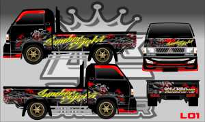 DECAL STIKER L 300 FULL BODY PICK UP BISA REQUEST