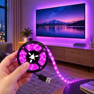 Self Adhesive SMD 2835 USB LED Strip Light Multi Color Multi Size TV Backlight For Home Shop Display Event Decor