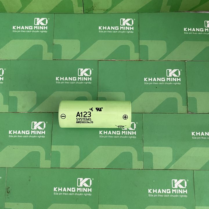 Pin sắt A123 M1B xả 60C 120A 26650 3.2V dung lượng 2500mAh làm bình ...