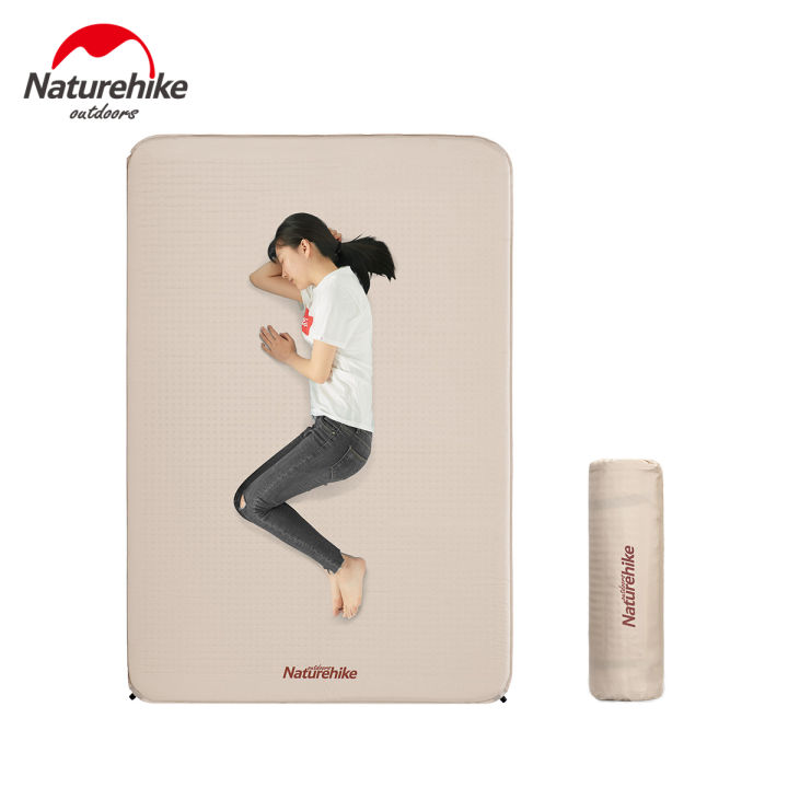 Naturehike Self-Inflating Sleeping Pad | 2.4in Thick, Quiet, Lightweight Mat For Camping, Backpacking & Hiking