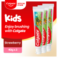 [BUY 2, FREE 1] Colgate Kids Toothpaste Tiger 40g, Pack of 3. 