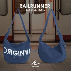 KIM&CO. ORIGINAL - RAILRUNNER CARGO BAG(KCBT008) กระเป๋า Crossbody Bag มี 4 สี ผ้าสะท้อนน้ำ