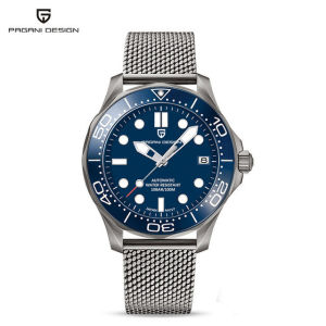 PAGANI DESIGN New JAPAN NH35 Movement Original100M Waterproof Automatic Mechanical Men Watch Fashion Luxury Stainless Steel/Rubber And Nylon/Mesh Belt Watch For Men PD-1667