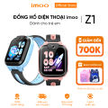 Đồng Hồ Điện Thoại Thông Minh Lắp Sim Trẻ Em imoo Z1 Xanh/ Hồng Định Vị GPS/Gọi Video Call /Nhắn Tin/ Kháng Nước IPX8. 