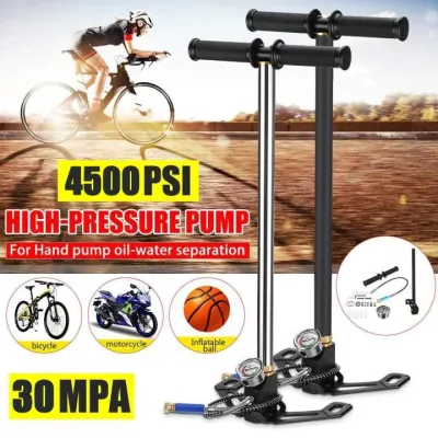 DEKES Air Pump For Pcp Airgun Pcp Pump High Pressure Hand Pump Pcp Pump 4500/6000Psi 3 Stage Air Pump For Tires Infator