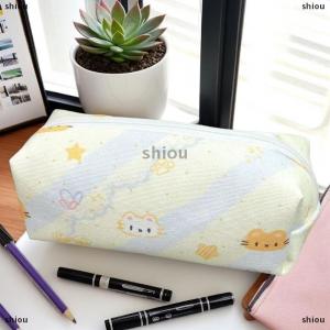 [COD] shiou Dễ thương mèo bút chì hộp phim hoạt hình Mèo công suất lớn bút chì trường hợp đa chức năng lưu trữ túi mỹ phẩm Túi sinh viên văn phòng phẩm quà tặng