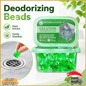[SG Ready Stock] Toilet Odor Drain DeodorizerSink & Toilet Drain Cleaner 30 capsule Powerful Odor Eliminator for Kitch