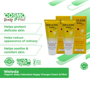 Weleda Organic Baby Calendula Nappy Change Cream 2x75ml