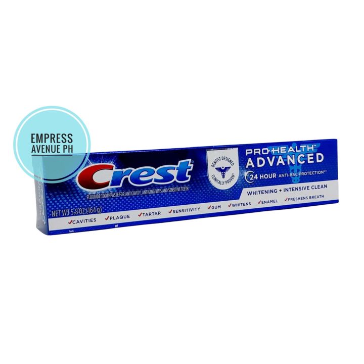 Crest Pro Health Advanced Whitening + Intensive Clean Toothpaste, Anti