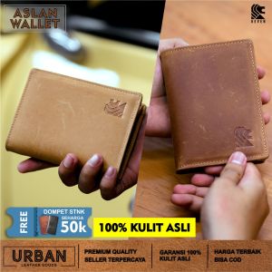 Dompet ASLAN WALLET: Dompet Kulit Sapi Pria 100% & Desain Keren