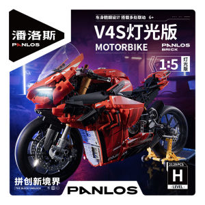 Mô hình xe mô tô Ducati 1:5 – Đồ chơi lắp ráp Penrose 672101-10 – Xe máy lắp ghép phong cách thể thao tỉ lệ lớn
