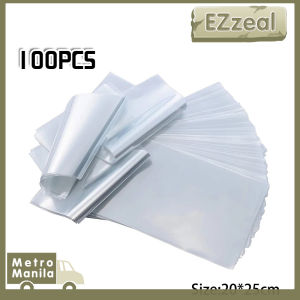 100pcs Shrinkable Wrap Seal Bag Plastic Heat Shrinkable Bags Sundries Shrink Wrap Bag