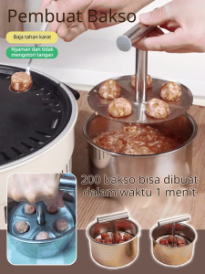 Cetakan bakso halal stainless steel / cetakan bakso rumah tangga / cetakan dapur bakso ikan sehari-hari / cetakan bakso dan bakso ikan stainless steel untuk peralatan dapur rumah tangga