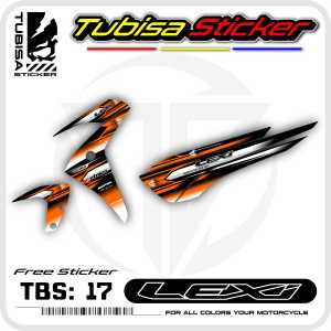 Sticker Striping Yamaha Lexi - Stiker Striping Variasi Motor Lexi. TBS.17